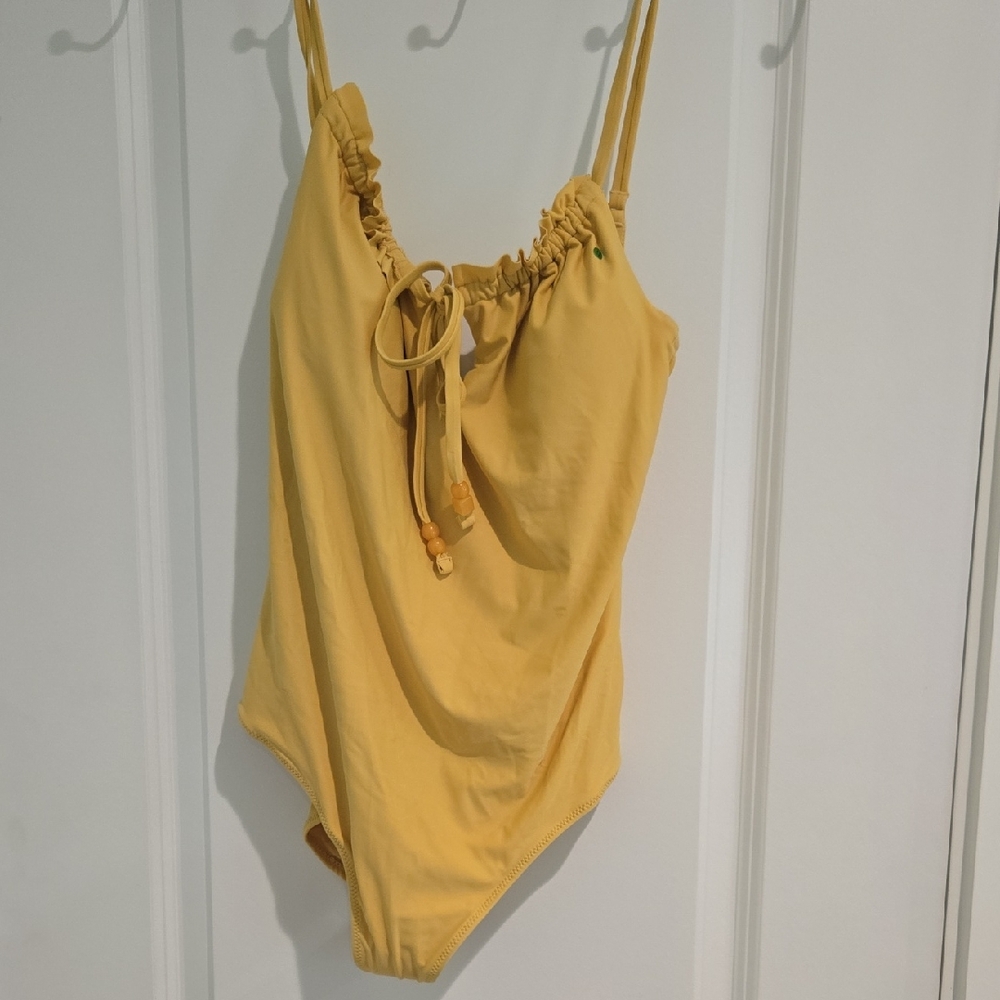 Aerie Yellow One Piece Swimsuit